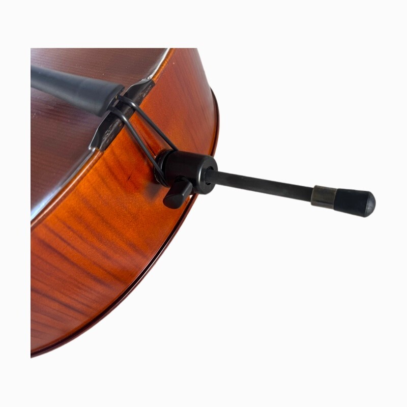 1/2 size cello outfit including carbon fibre bow, padded bag and rosin